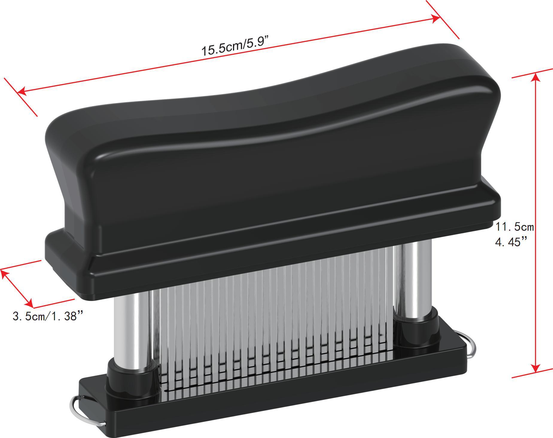 嫩肉针10B尺寸图