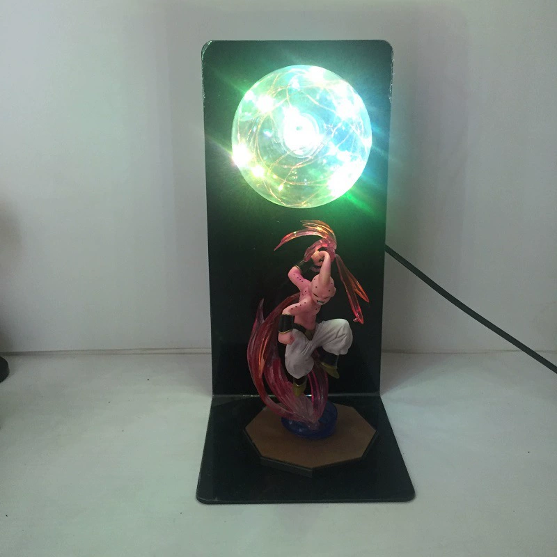 Dragon Ball, креативная мини-фигура, светодиодная настольная лампа, светящаяся игрушка, защита глаз