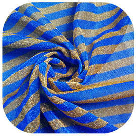 2024多色彩条厚线布彩色条纹舞台T台高端手提包时装面料