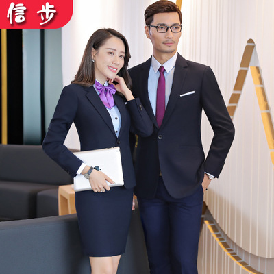 Business Suits men and women Same item Suit Spring Self cultivation High-end suits Wool Business suit Manager coverall