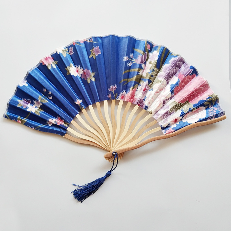 Chinese Style Cherry Blossom Casual Shaped Folding Fan display picture 1