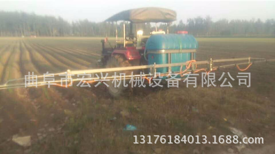 蔡甸区四轮车拖拉机后悬挂打药机 皮带式拖拉机喷雾器厂家促销
