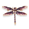 Retro colored high-end enamel, brooch, pin lapel pin, clothing, accessory, European style, dragonfly