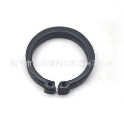 廠家直銷 國標發黑軸用擋圈 C型擋圈 卡簧C型擋圈系列批發