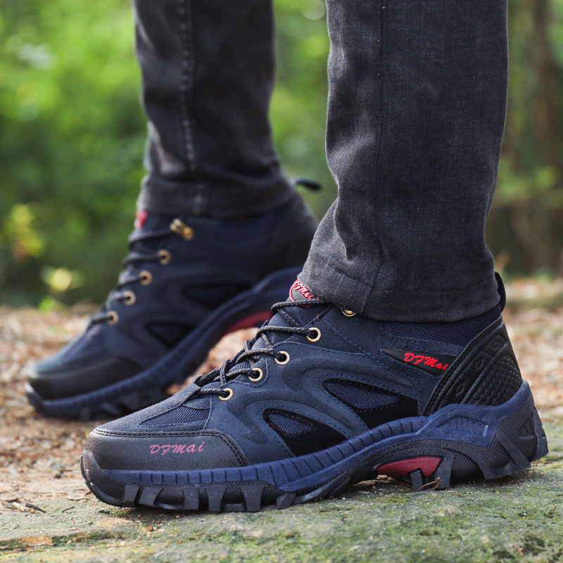 秋冬季新款登山鞋男鞋防滑耐磨越野户外运动爬山鞋透气徒步鞋男|ms