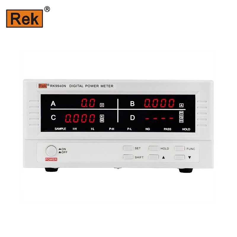 ReK美瑞克RK9940N数字功率计 600V 电量测试仪 0-8A 大电流型