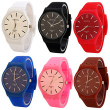 透明硅胶塑胶手表时尚硅胶手表 高档成人儿童硅胶礼品表