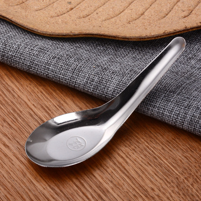 批发不锈钢小勺子平底勺调羹礼品不锈钢揭阳直销勺子餐具厨房用具