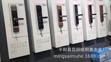 指纹锁展柜 开门式旋转锁柜智能锁挂壁展架带门框锁架展示柜 定制