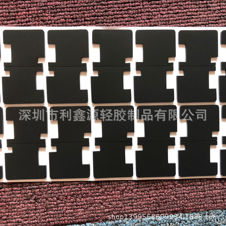 厂家生产双面胶防滑硅橡胶脚垫 水龙头密封垫硅胶垫片颜色订做