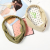 Hair accessory, silk fresh headband for face washing, autumn, Korean style, “Frozen”, wholesale