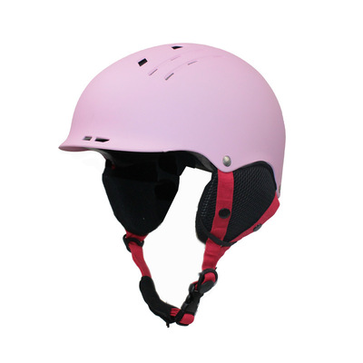 厂家LOGO图案专业儿童成人滑雪头盔男女通用滑雪板头盔