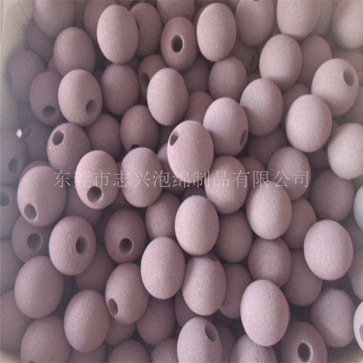 厂家直销橡塑发泡球 NBR研磨球 EVA研磨弹力球 可印LOGO
