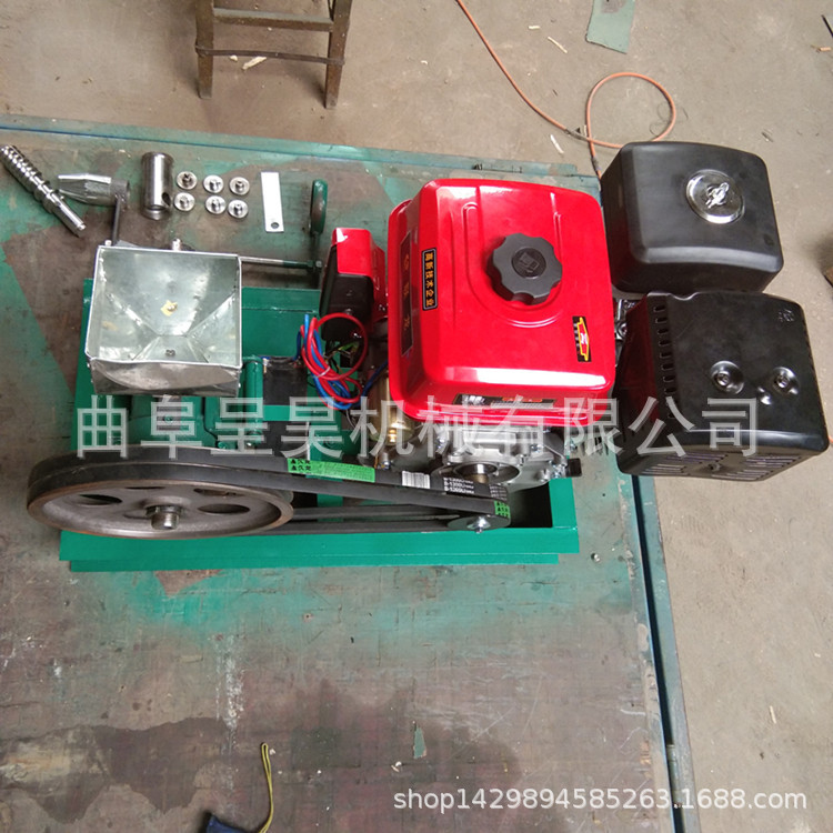 创业低投入小型膨化机大马力汽油动力麻花棒空心棒受欢迎膨化果机