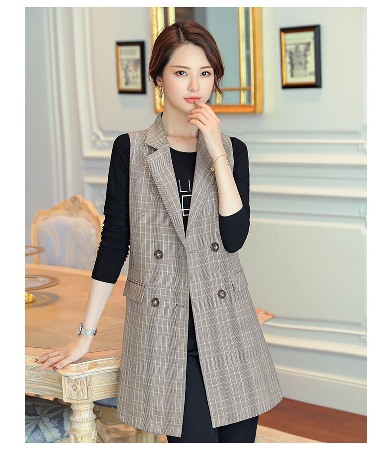 Gilet femme en Mélange de fibres chimiques - Ref 3316991 Image 9