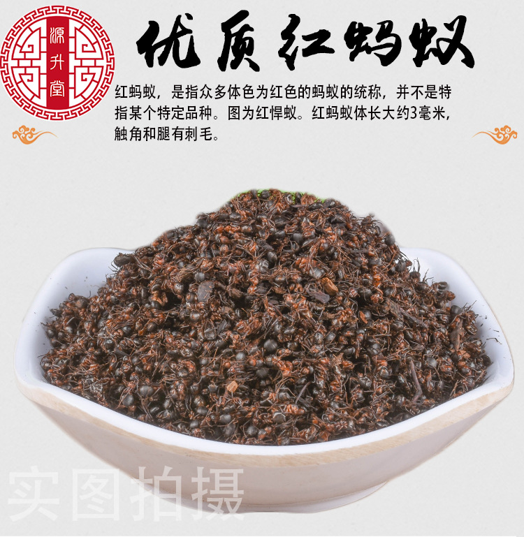 Red Ant (Polyrhachis / Formica) Dried Whole Ants — Traditional Chinese Herbal Ingredient, 500g key features