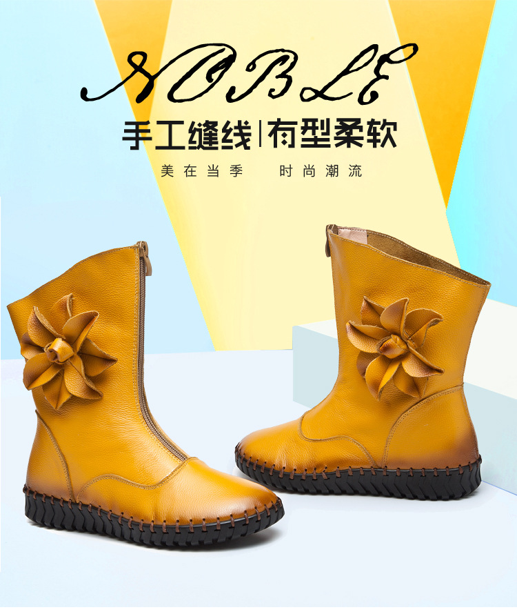 Bottes femme en En cuir - Ref 3355505 Image 13