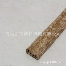 PVC石塑装饰线条生产线SZJ65/132型2018年石塑线条设备