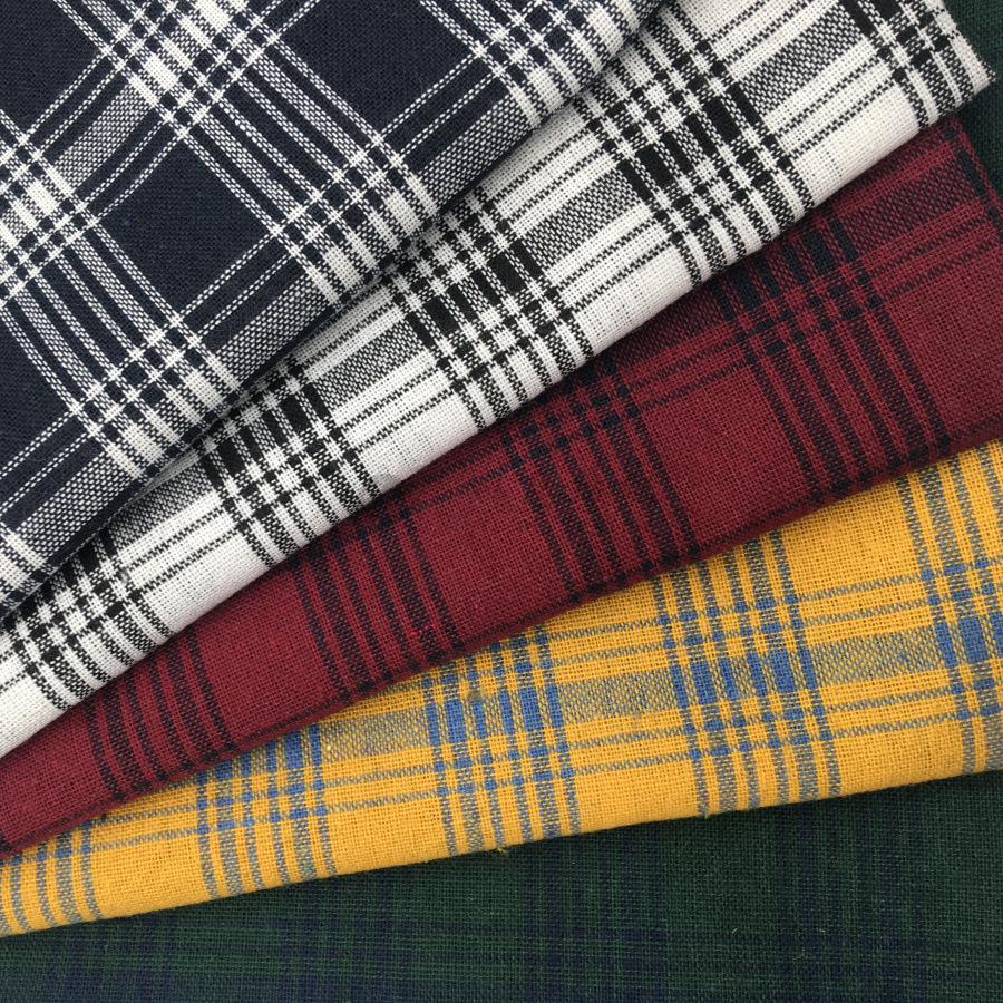 厂家直销 现货供应  经典格型 色织面料  年度爆款 外贸批发