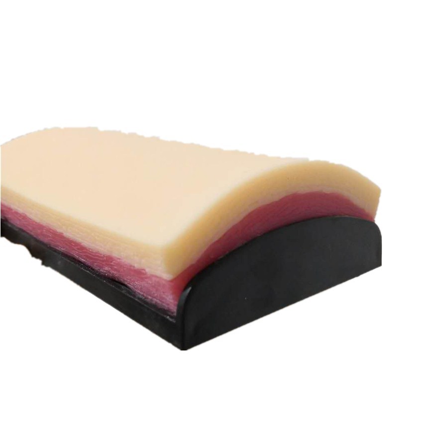 注射皮肤缝合面部模型学习指导微整教学示教道具硅胶头模