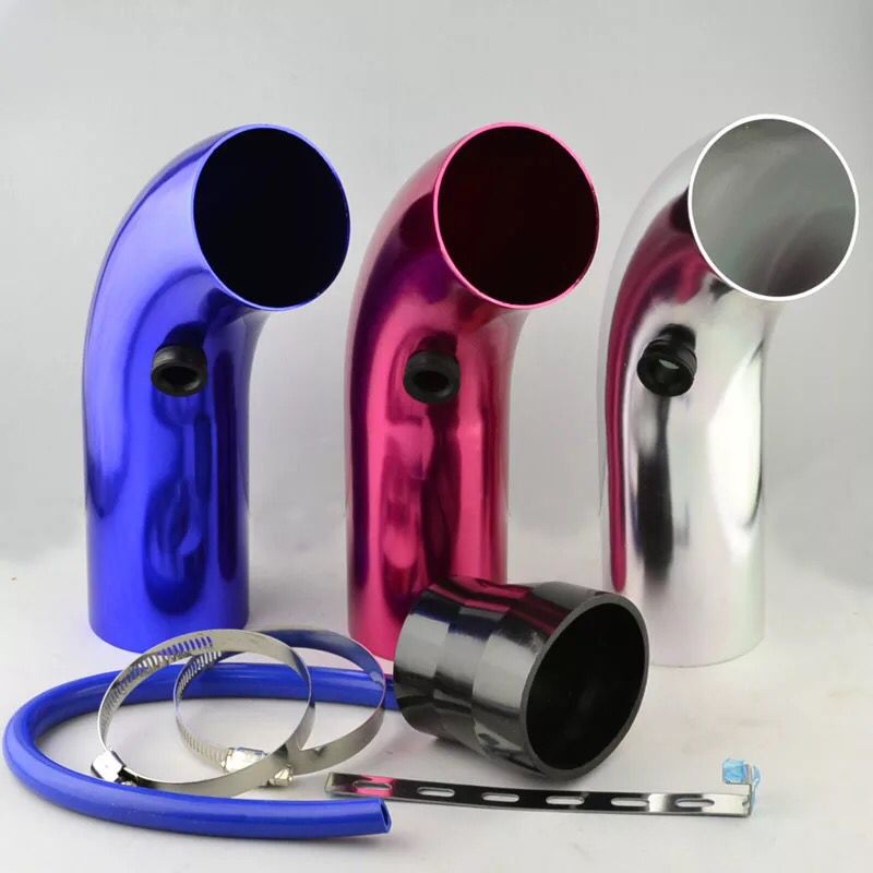 批发汽车改装通用型进气铝管 76mm直径进气管