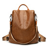 Backpack, shoulder bag for leisure, Korean style, anti-theft