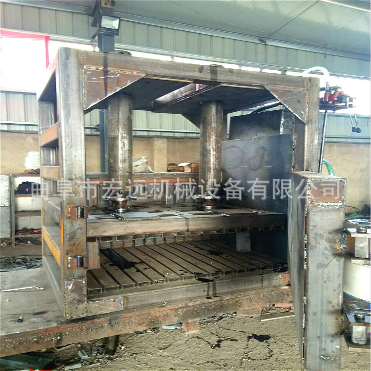 立式半自动液压金属废品废纸打包机
