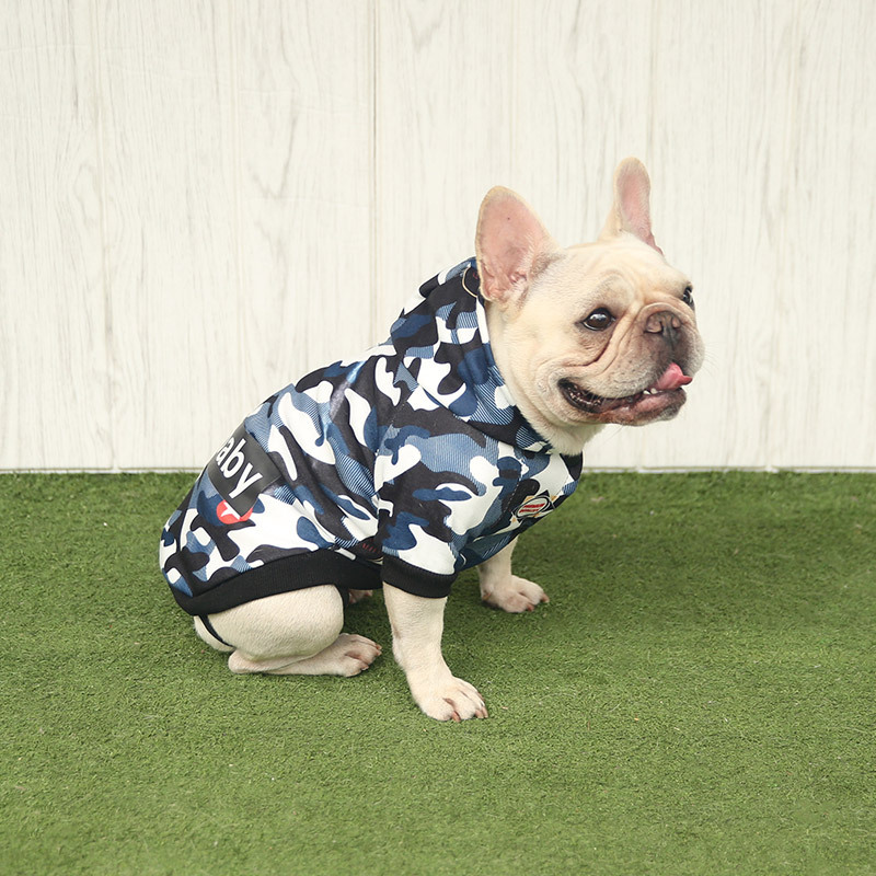 Ropa para mascotas más vendida, otoño e invierno, sudadera con capucha de camuflaje, ropa con capucha para perros pequeños, ropa personalizada para perros pequeños, Pet Magic House_voghion.com