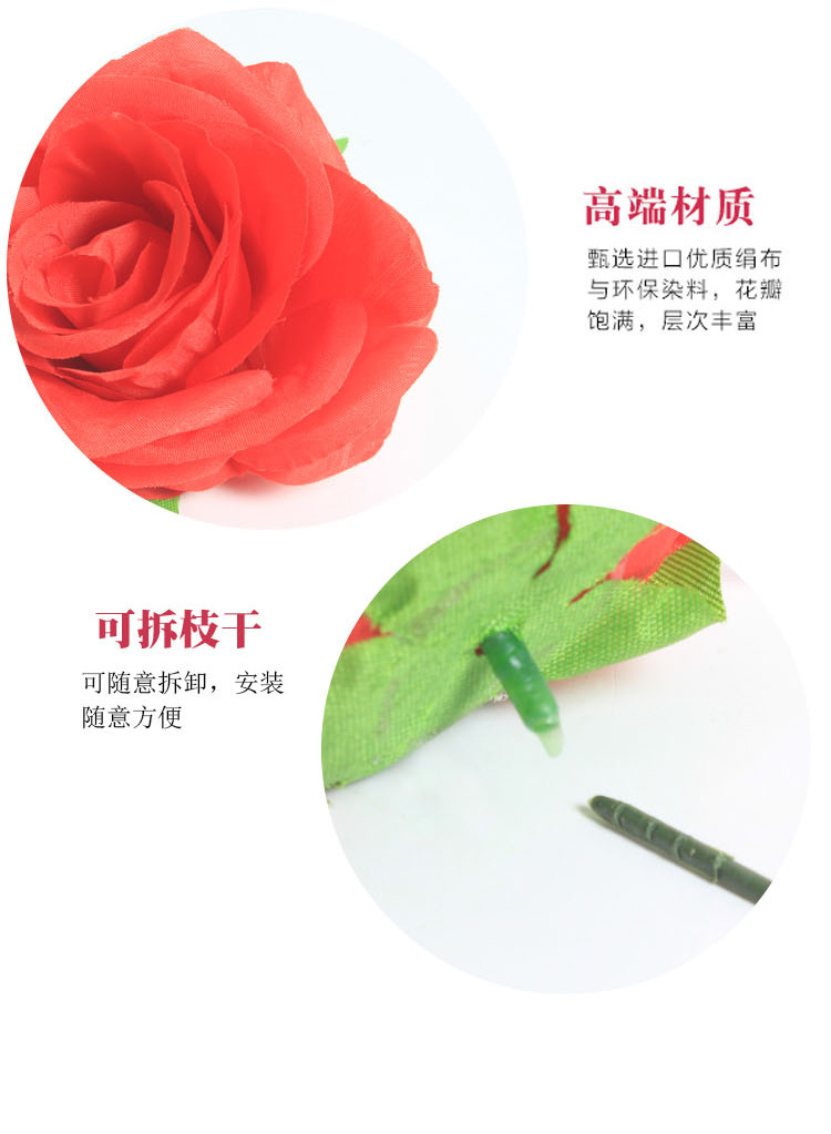 Artificial rose flowers, artificial flower heads, artificial flower wholesale, DIY small flower buds, wedding flower wall flower arrangement detail image 8