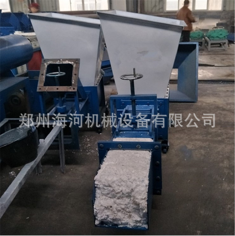 高密度泡沫箱粉碎压块机 泡沫粉碎压块机 EPS泡沫箱压缩机器厂家