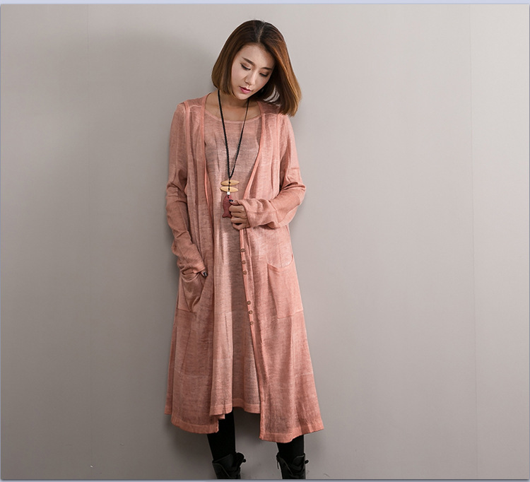 Gilet femme TRIBU GéOMéTRIQUE en Coton et lin - Ref 3318362 Image 10