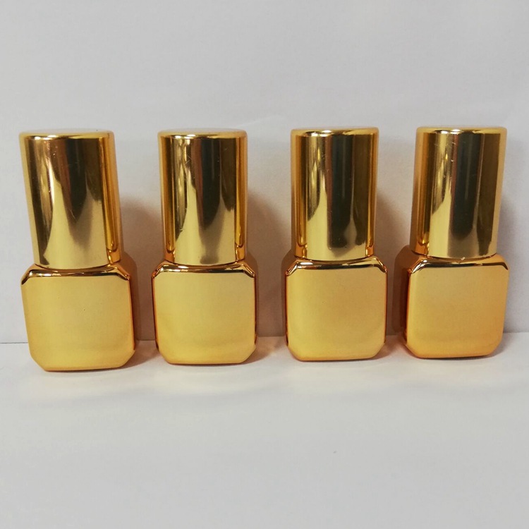 5毫升睫毛膠水瓶高亮度電鍍瓶5克方形假睫毛種植黑膠專用塑料瓶