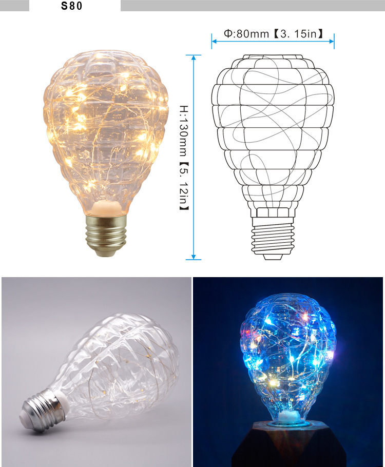 LED铜线灯泡塑料系列