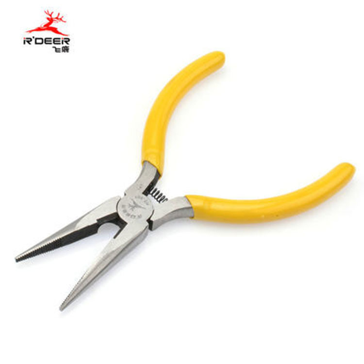 批发飞鹿5寸迷你尖咀钳 125mm迷尔有牙尖嘴钳尖口钳带刃口 RT-501