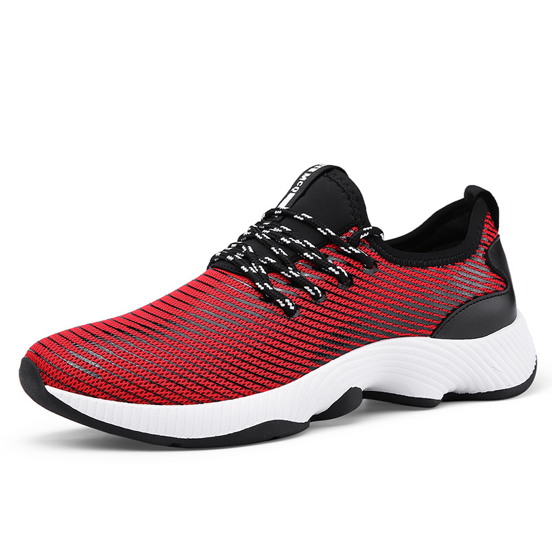 2018 Spring and autumn season gym shoes Men's tennis light Running shoes ventilation student Trendy shoes Versatile Casual shoes