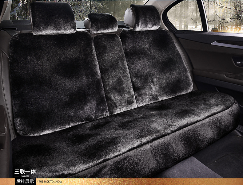 New Car Seat Cover Full Surround Winter Plush Warm Car Seat Cover