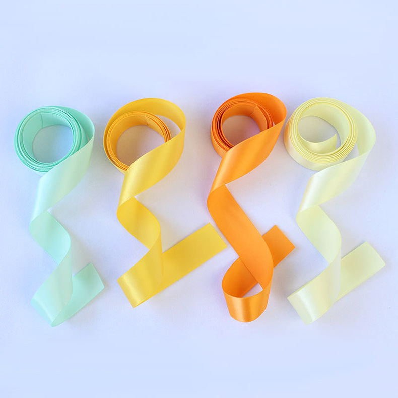 厂家供应涤纶缎带多个带宽多种颜色礼品包装丝带 包装手提带缎带