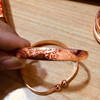 Copper bracelet, ethnic accessory, bronze jewelry