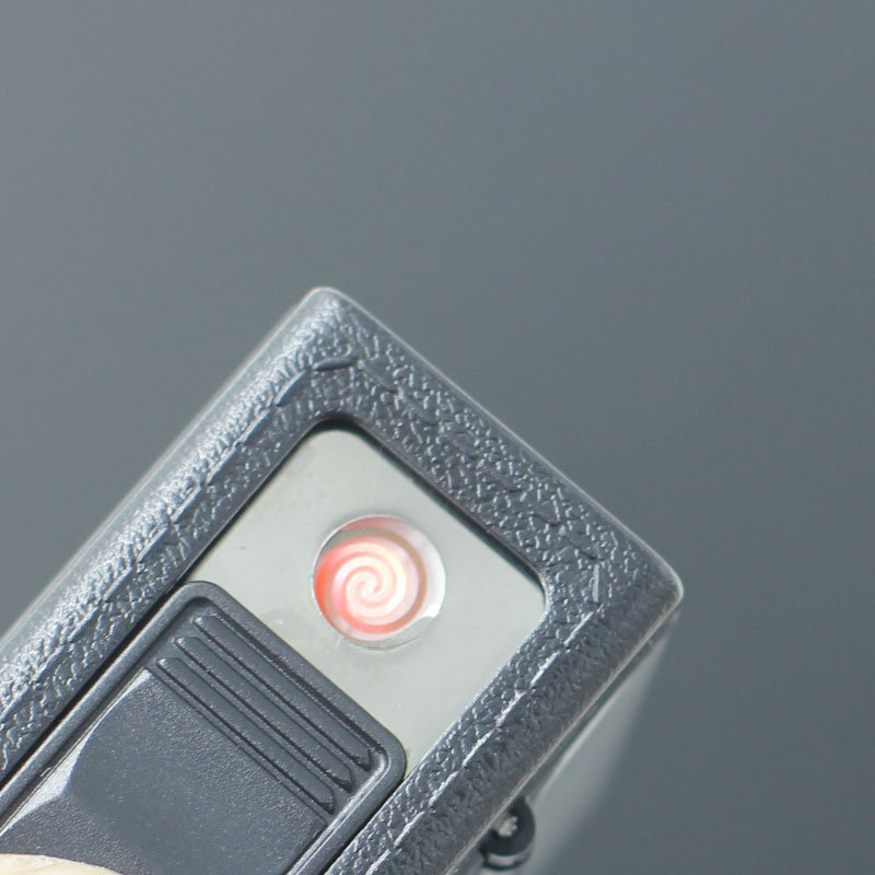 035A充电烟盒打火机20支装便携硬包个性创意男士