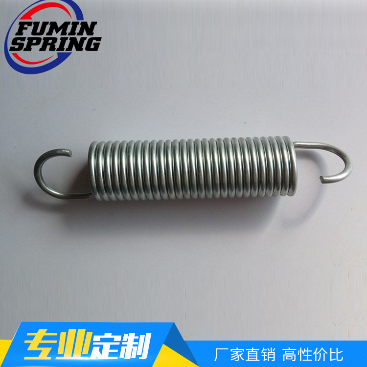 厂家定做小中钩拉簧 高强度65锰拉力弹簧 不锈钢拉钩双钩拉伸弹簧