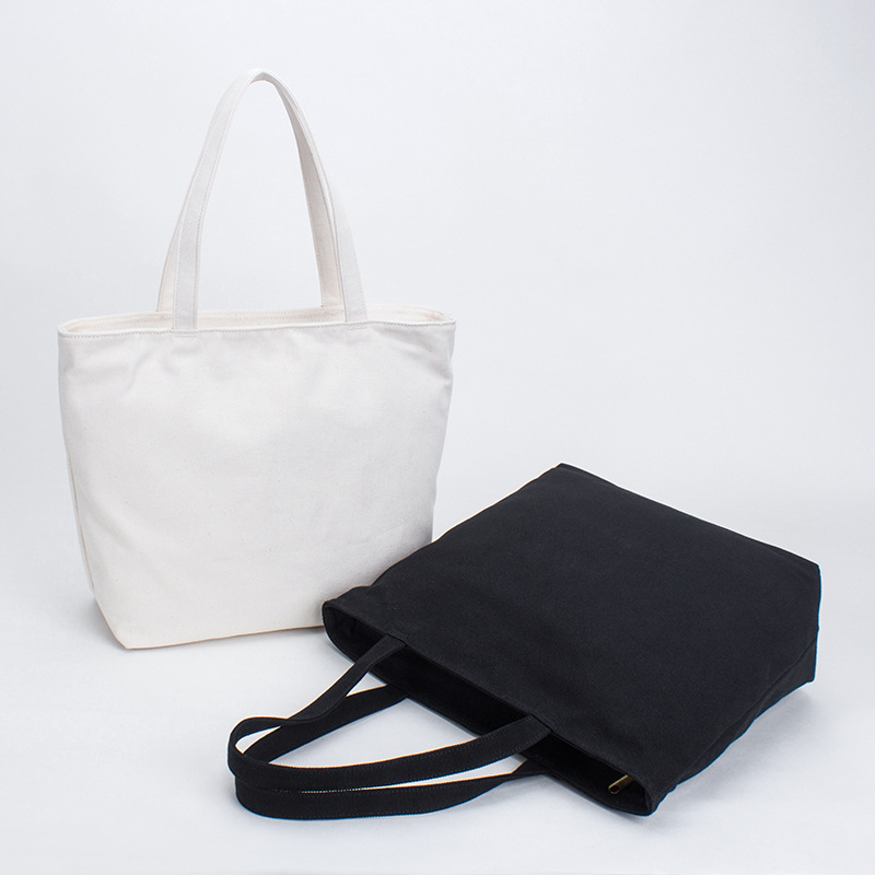 厂家可印LOGO帆布袋空白手提购物袋定制精美棉布袋订制现货定做