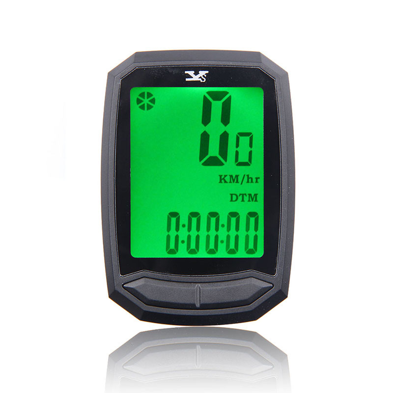 有盛自行车码表无线夜光触屏码表中文英文码表有线码表骑行602