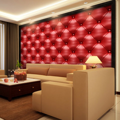 3d立體牆貼自粘PVC防水防潮仿皮紋軟包瓷磚貼客廳沙發背景牆紙