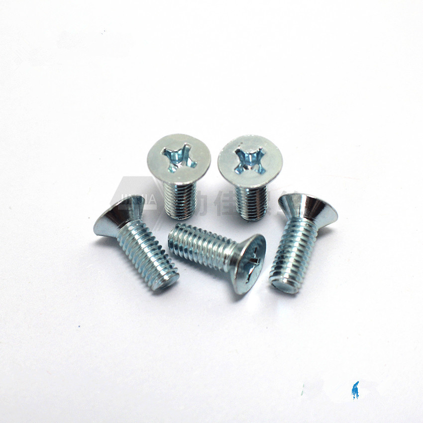 【开槽螺钉】螺丝厂家供应DIN84圆柱头机械牙一字开槽镀锌螺丝