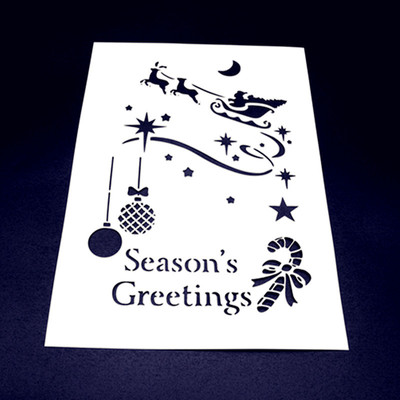 绘画描绘黑板报相册学习报模板镂空材质环保喷绘印刷学习DIY|ru