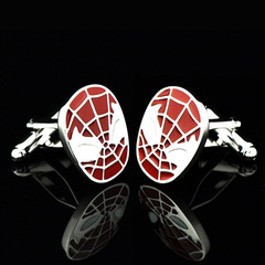 Inbo Movie Anime Red Spider-Man French Cufflinks/Buttons 435cufflinks/150327