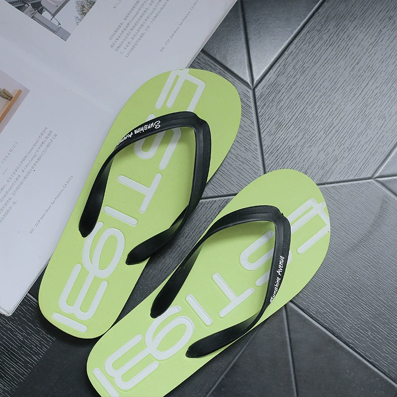 Летние трендовые шлепанцы для отдыха, неб_slip beach slippers, корейский стиль, плюс-сайз