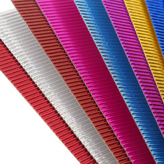 A4 Colored Corrugated Paper Kindergarten Children's Handicraft Model Paper Template Material DIY Art Paper Wave Pack of 10