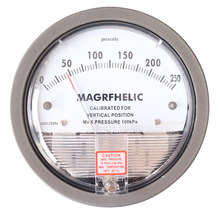 圆形指针压差表MAGRFHELIC高精度压差计200型0-60PA差压表