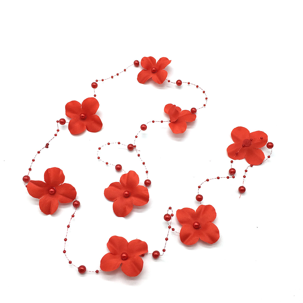 20g Weight Fashion Flower Cloth Handmade Hair Accessories 1 Piece